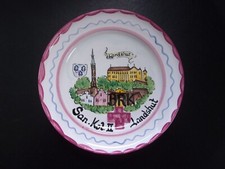 Teller Bayerisches Rotes Kreuz Landshut San.Kol. II handarbeit
