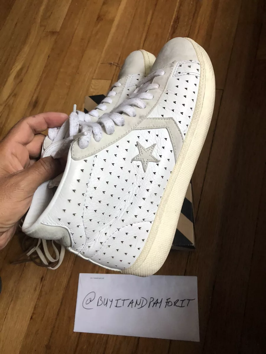 Used Authentic Converse Pro Leather Mid Size 8.5 Magic Johnson