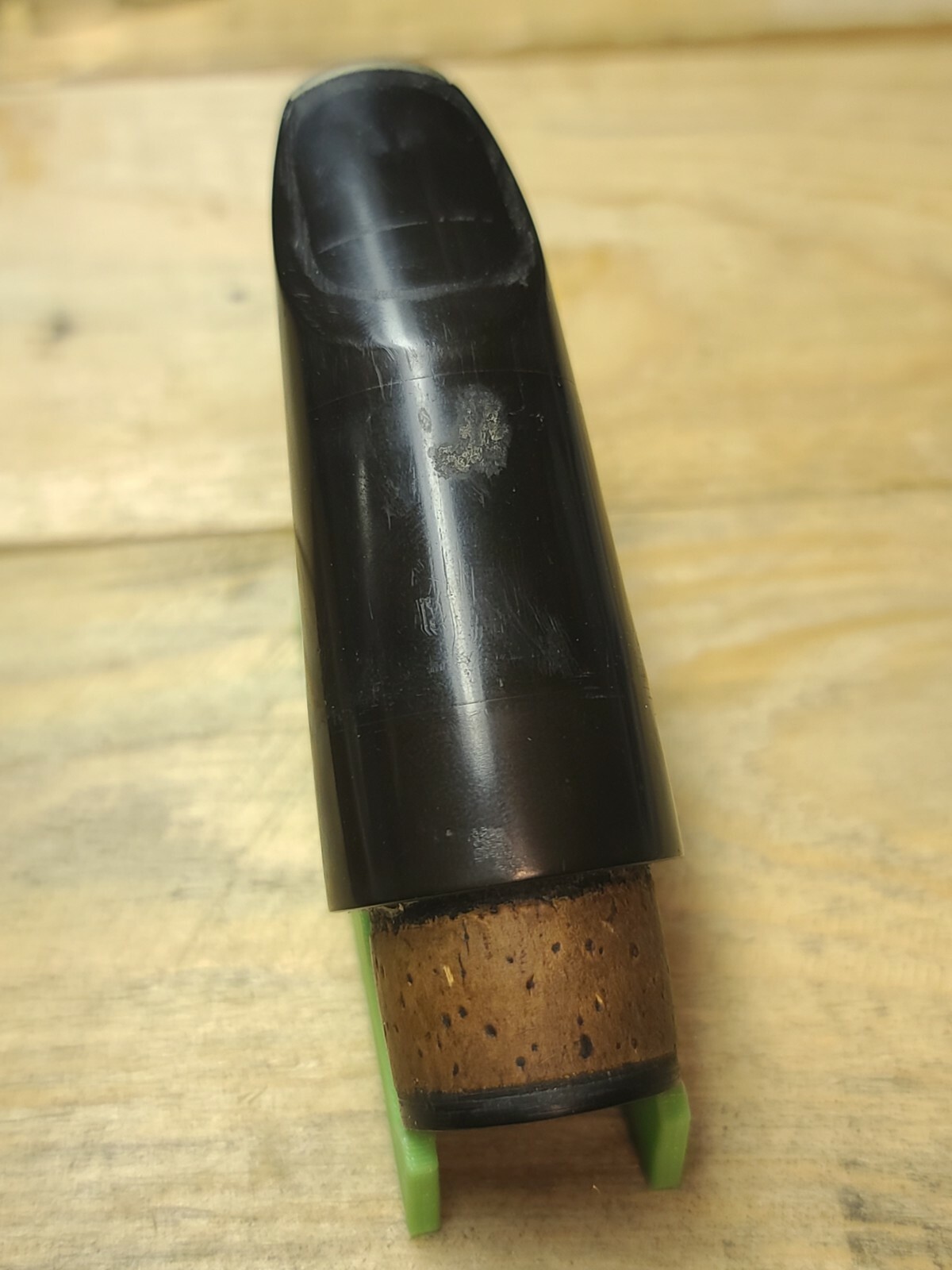 Vintage Hard Rubber Mouthpiece With GERMAN SILVER Table, Tip