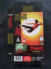 DRAGON THE BRUCE LEE STORY Atari Jaguar EMPTY Display Box New NEVER FOLDED/USED