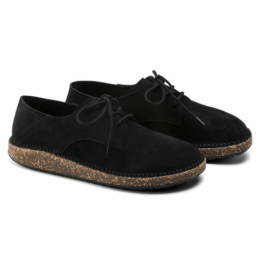 New in-Box Birkenstock Gary Suede Oxford Casual Shoes Black  display picture 2