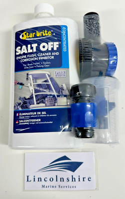 Star brite Salt Off Engine Flush Cleaner Corrosion Inhibitor 1L with ...
