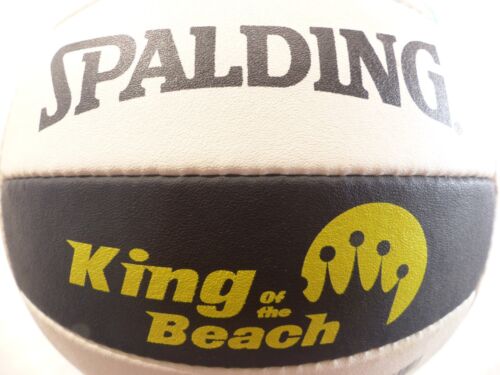 Spalding King of the Beach Leather Official USA Beach Volleyball Tour Game Ball - Picture 9 of 17