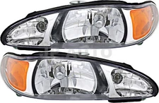 For 1997-2002 Ford Escort Tracer Headlight Halogen Set Driver and Passenger Side
