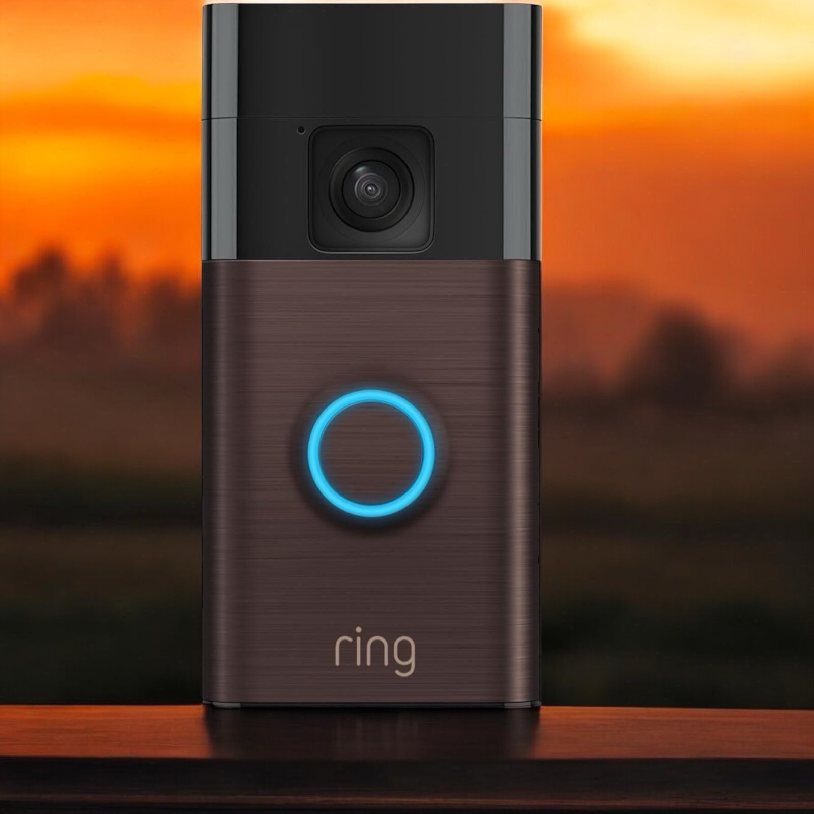 NEW* Ring DOORBELL, Battery, Bronze - Full HD Video, Motion & Alerts-image