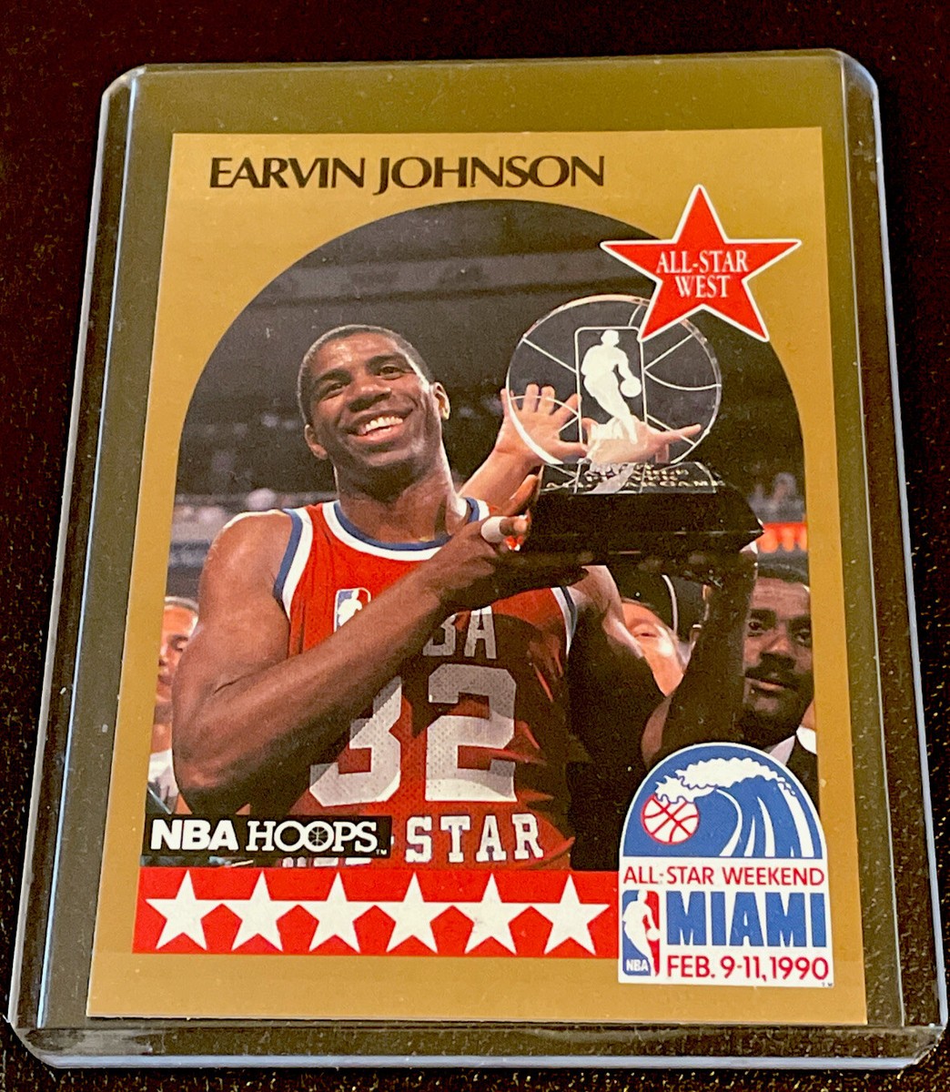 ヴィンテージ希少✨️MAGIC JOHNSON'S ALL-STARS ✨️ 1989 NBA HOOPS Magic Johnson All Star Game #166 | eBay