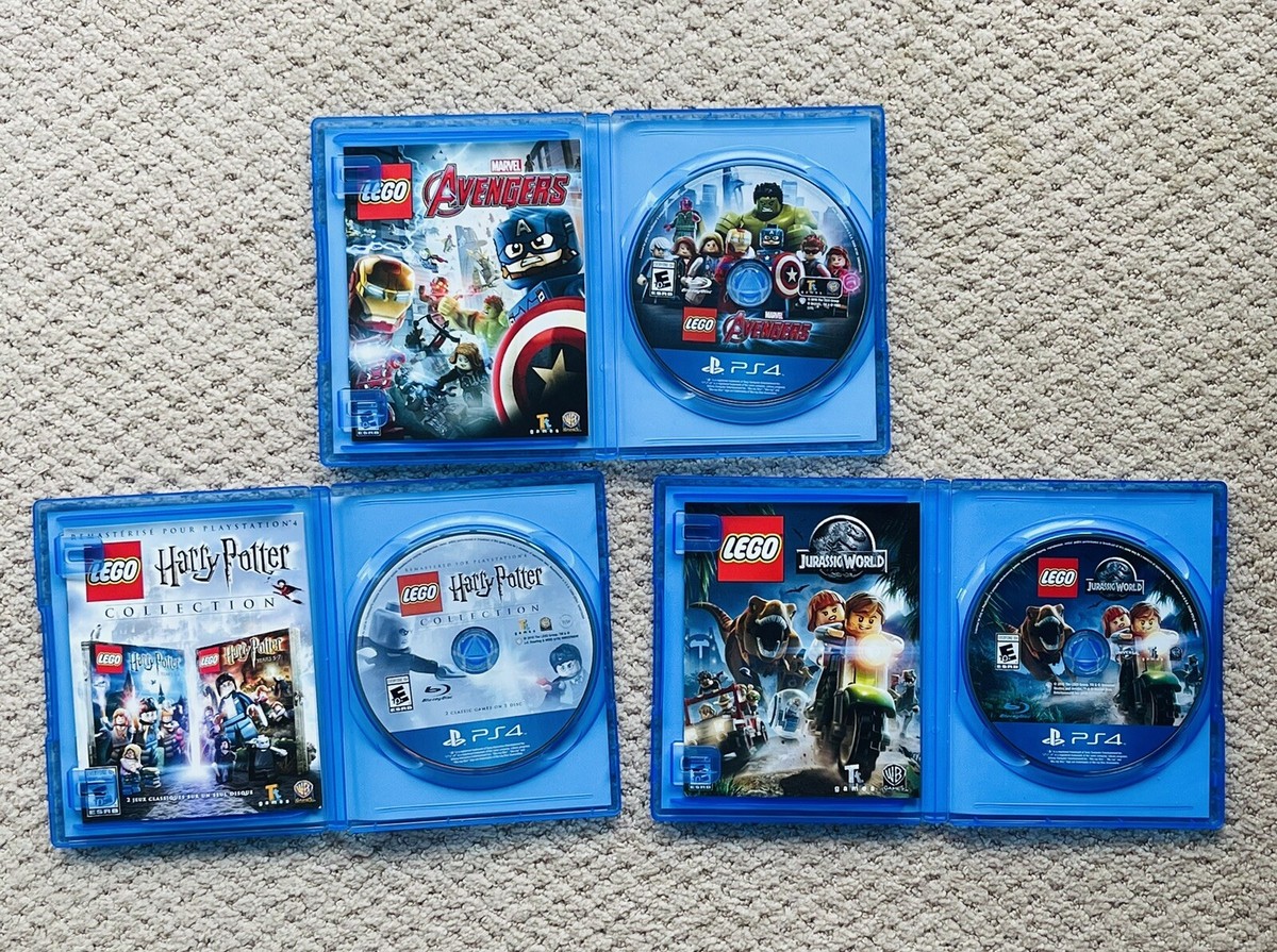 Lot Of PlayStation LEGO GAMES Avengers, Jurassic Park, Harry