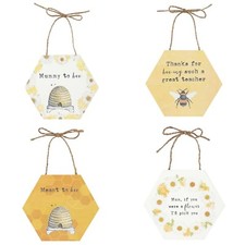 Sentimental Plaques Meant To Bee / Mummy To Bee  Sign Wedding Baby Keepsake