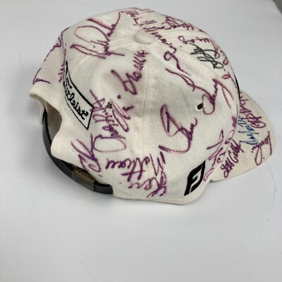 Tiger Woods PGA Tour Golf Legends Multi Signed Hat 31 Sigs JSA COA