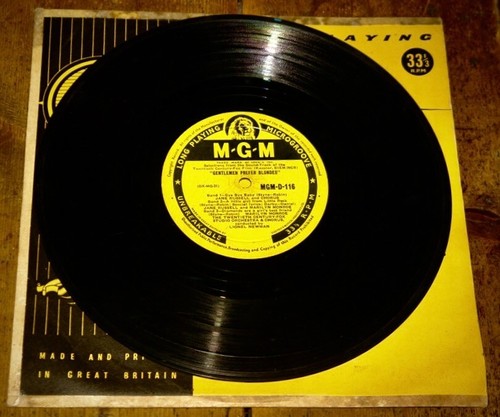 MARILYN MONROE JANE RUSSELL ~ GENTLEMEN PREFER BLONDES ~ UK MGM 10" LP 1953 - Picture 4 of 7