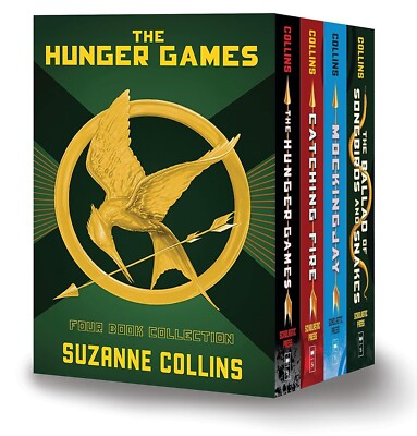 Hunger Games 4 Books Collection  Box Set By Suzanne Collins NEW Hardcover 2022