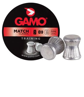 Gamo Match Diablo Flat Head .177 Pellets 500 Tin Airgun Air Rifle  