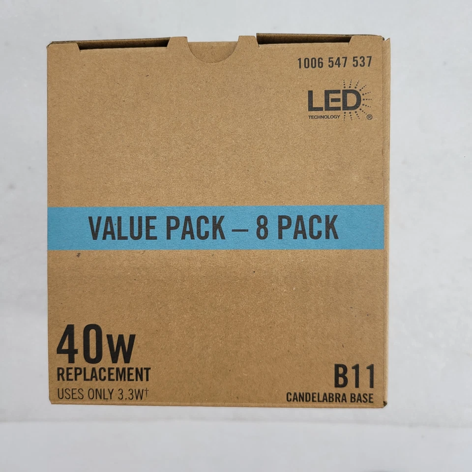FEIT Electric 40W replacement Daylight 8 pack B11 non dimmable 1006 547 537 - Image 4 of 4