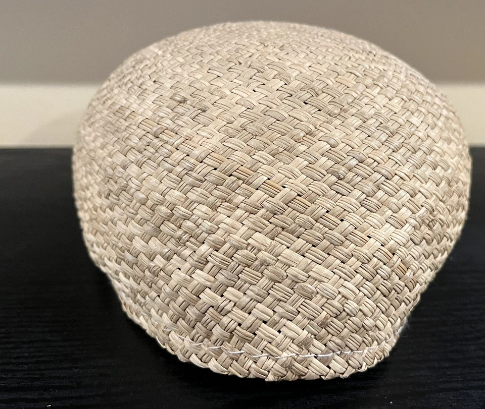 Gorra Plana Hiedra Natural Niños Adolescentes Adultos Panamá Sombrero de Paja Ecuador - Talla 52 Foto 3 de 4