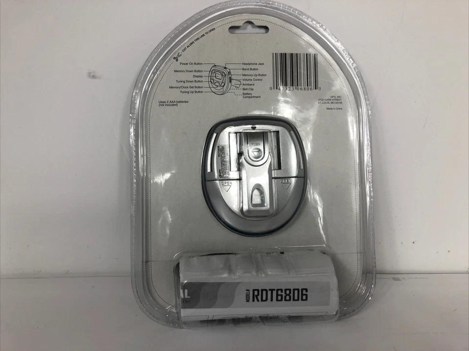 GPX AM/FM/TV/WB- RDT6806 - Image 3 of 3