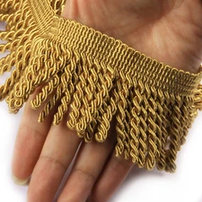 Bullion Fringe Trim 2.5 Inches DIY for Curtain Sofa Clothes
