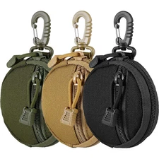 Military Compact EDC Utility Pouches Mini Coin Purse Keychain Pocket Waist Pack