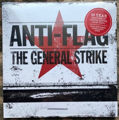 Anti-Flag - THE GENERAL STRIKE (Limited RED Splash vinyl, LP, Schallplatte)