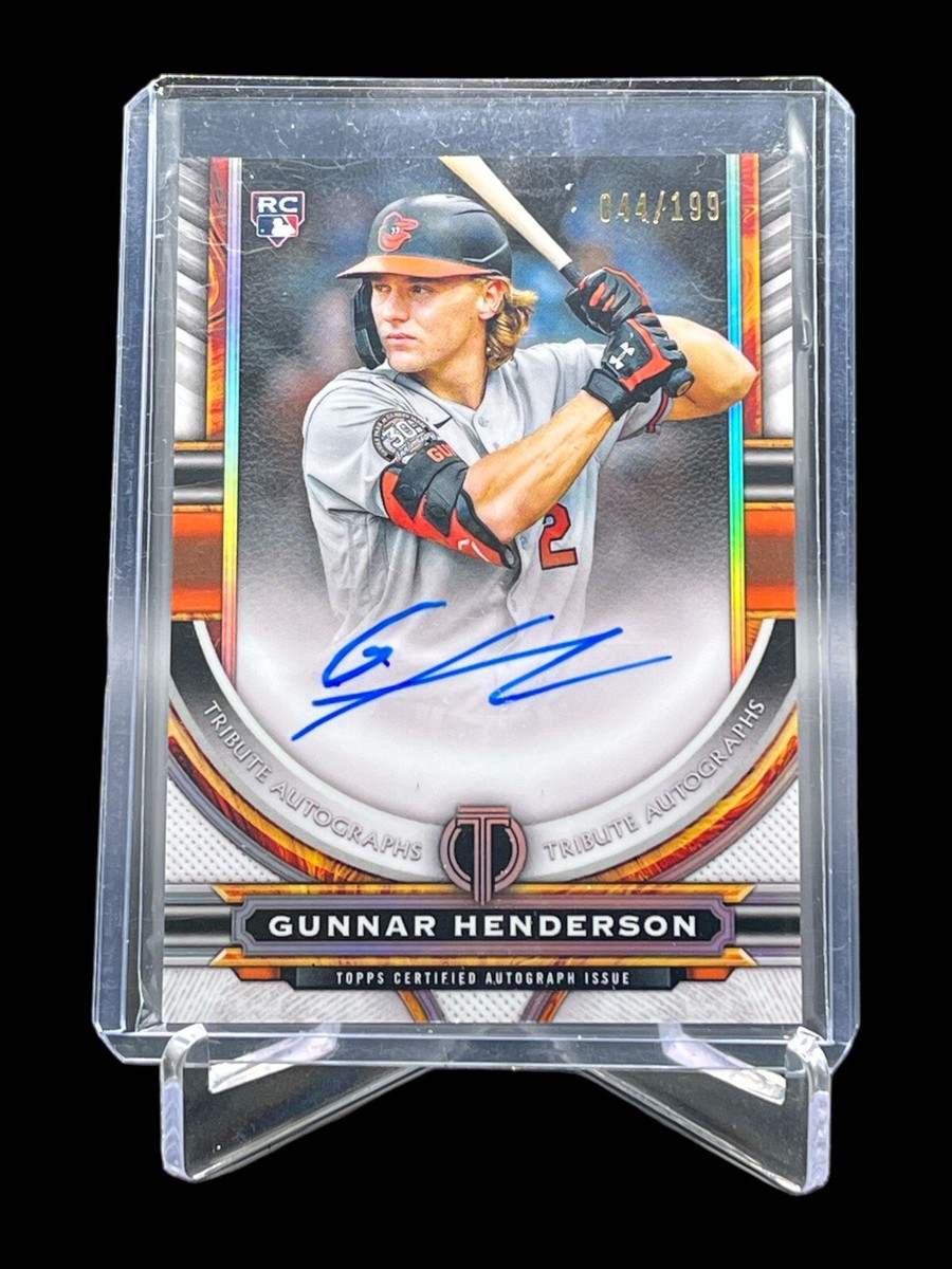 2023 Topps Tribute Gunnar Henderson Tribute Autographs Rookie #TA 