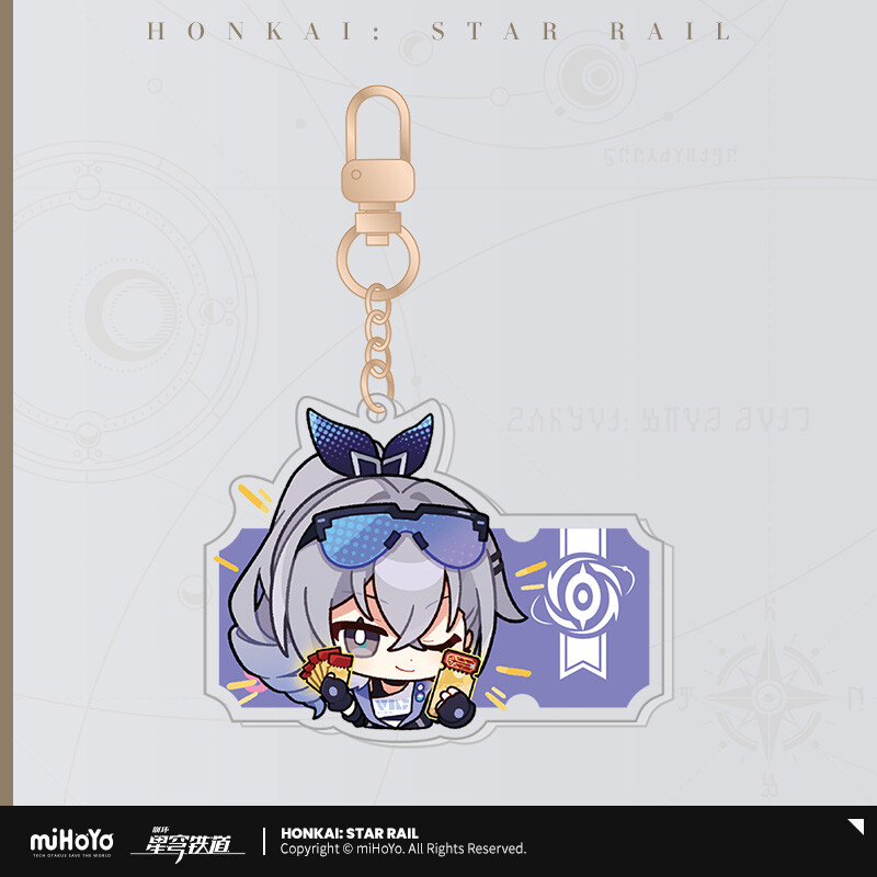 miHoYo Honkai: Star Rail Silver Wolf Keychain Acrylic Keyring