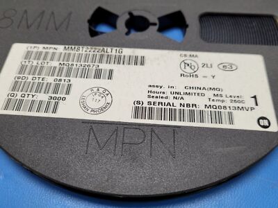 (25 PCS) MMBT2222ALT1G ONSEMI TRANS NPN 40V 0.6A SOT23-3 ROHS