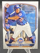 2023 Bowman Draft #BD-127 Daiverson Gutierrez