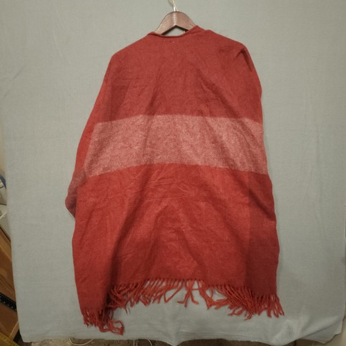 WoolRich Womens Red Wrap One Size - Picture 4 of 4