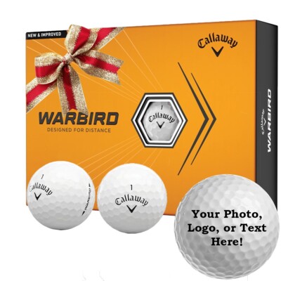 New Callaway Warbird Personalized Golf Balls - 12 pack - Perfect Gift!