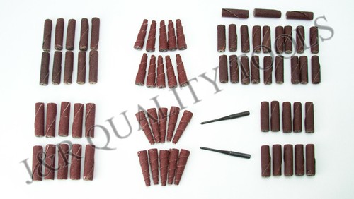 ENGINE PORTING 52 PC MINI CONE SANDER KIT SANDING ABRASIVE WHEEL TOOL PORT - Picture 2 of 3