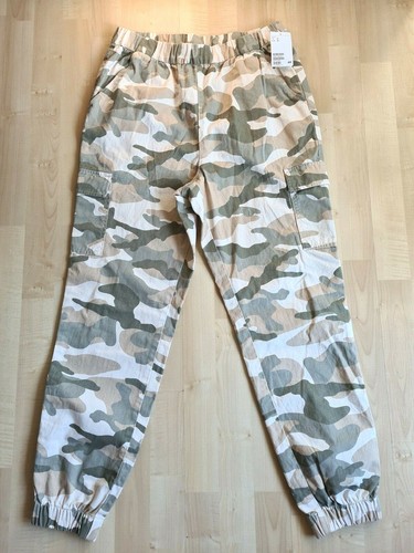 Divided by h\u0026m de Chándal Cargo Pantalones tipo cargo Sarga de tamaño 10,  camuflaje De Luz-Nuevo con etiquetas | eBay