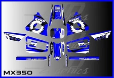 Razor MX350 NEW MODEL graphics kit decals THICK AND HIGH GLOSS 