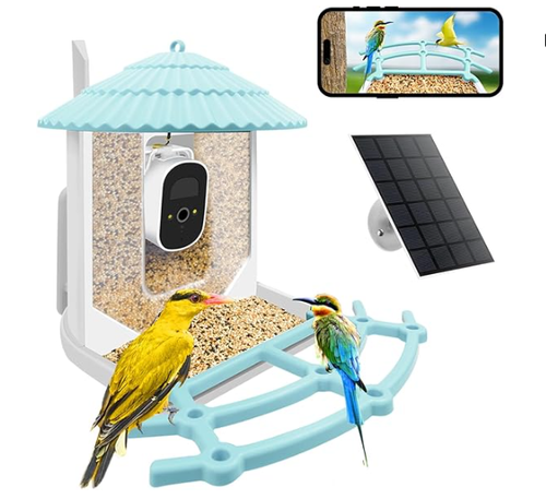 Smart Bird Feeder With Camera, 2.5K Solar Bird Feeder