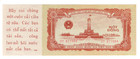 VIETNAM P-71x 1 Dong 1958 UNC US lithograph counterfeit with propaganda message