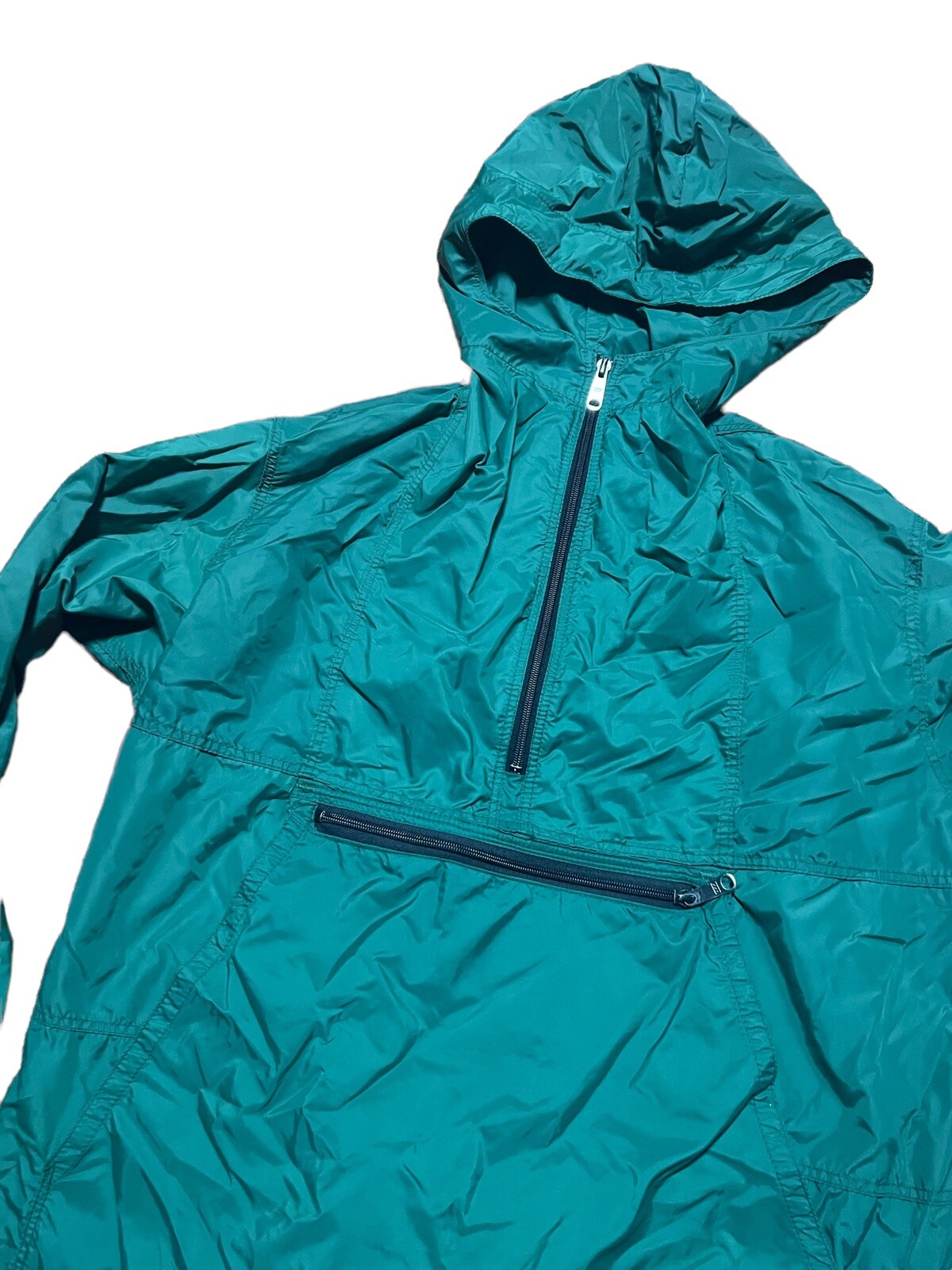 Vintage Kelty Green Hooded Anorak Size Small Rain Adu… Gem