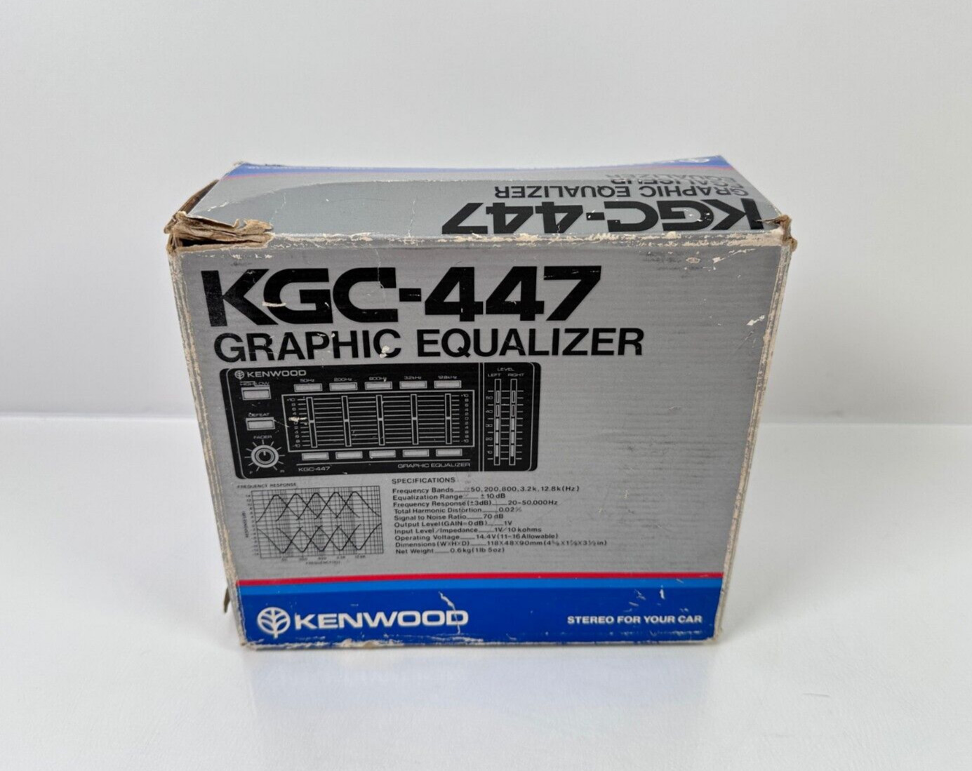 (NEW) KENWOOD KGC-447 Graphic Equalizer In Box