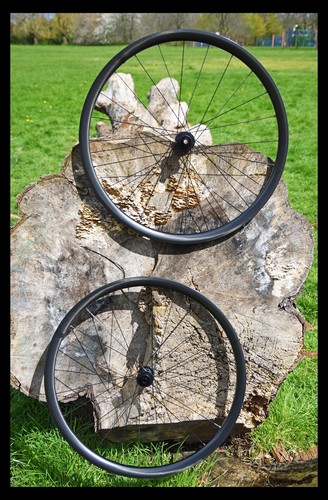 HANDBUILT H-Works HW342 CL disc Farsports Gravel 30 carbon CX-Ray lite wheels - Picture 4 of 6