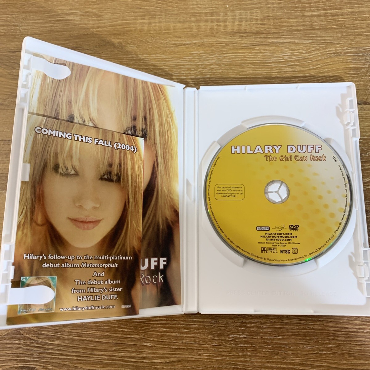 Hilary Duff The Concert The Girl Can Rock DVD 2004 Metamorphosis