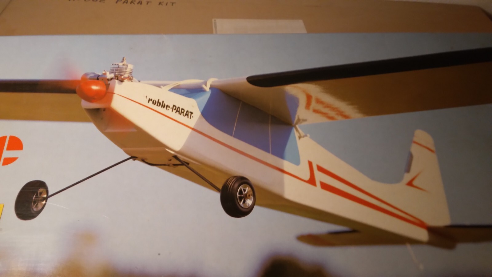 Robbe Parat vintage RC airplane kit, Electric version with motor. eBay