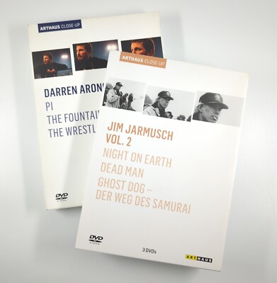 2x Arthaus Close Up (DVD) - Gebr. - Jim Jarmusch, Vol. 2 + Darren Aronofsky