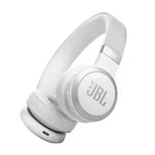 JBL Live 670NC Noise-Cancelling On-Ear Wireless Headphones (White)