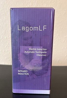 LagomLF Automatic Infrared Induction Electric Toothpaste Dispenser Open Box