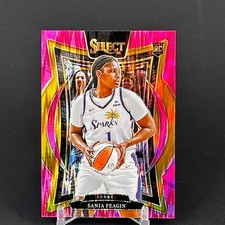 2025 Panini Select WNBA #20 Sania Feagin Pink Flash Prizms