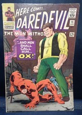 1966 Marvel Comics DAREDEVIL L'uomo senza paura #15 1° App del bue! F 6.0!