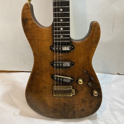 SCHECTER ST-CTM Used Ash body Maple neck Rosewood fingerboard Brown w/Gig case