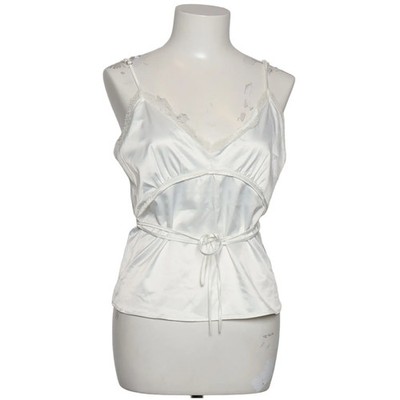Zara, Tank­top, Größe: M, Weiß, Polyamid/Viskose, Einfarbig, Satin, Damen #aOt