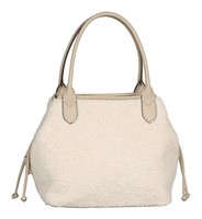 Gabor Granada Fur Zip Shopper M Schultertasche Tasche Mixed Beige Beige Taupe