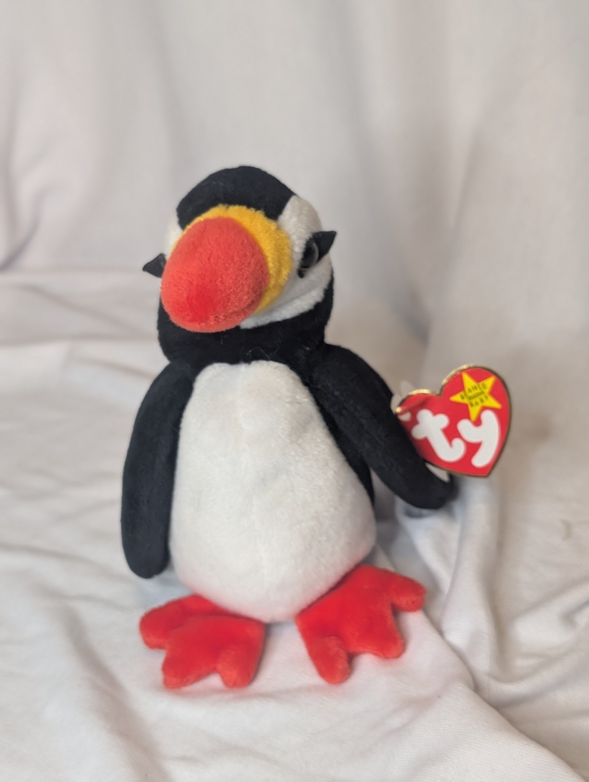 Puffer The Puffin 1997 Ty Beanie Baby w/ Tag Errors Retired Rare