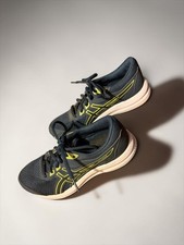 ASICS Contend 8 GS Running Shoes Black Bright Yellow Youth Size 5.5 1014A259