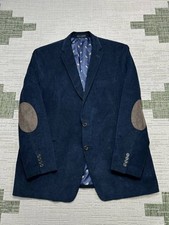 Lauren Ralph Lauren Sports Coat Mens 48 L Blue Cotton Corduroy Blazer 