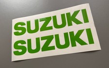 SUZUKI Aufkleber 20x3cm 2x Sticker Logo Schriftzug Auto Quad Tuning Motorrad